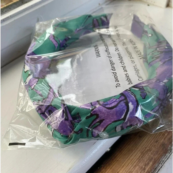 NWT Anthropologie Abstract Floral Headband - Picture 2 of 4
